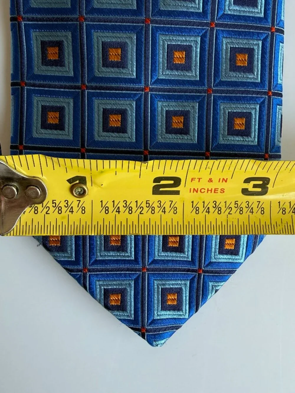 Silk Blue/Orange Ted Baker London Necktie